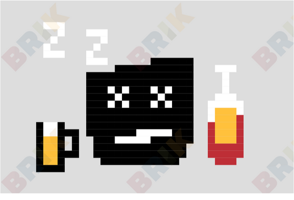 National Hangover Day Pixel Art