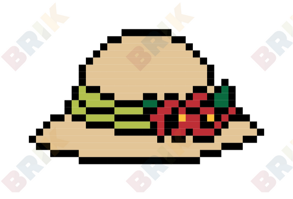 National Hat Day Pixel Art