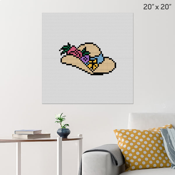 National Hat Day Brick Poster