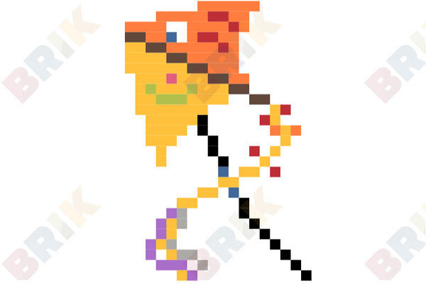 National Kite Month Pixel Art