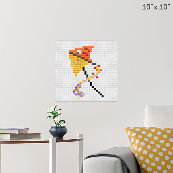 National Kite Month Brick Poster