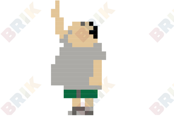 National Look Up At The Sky Day Pixel Art