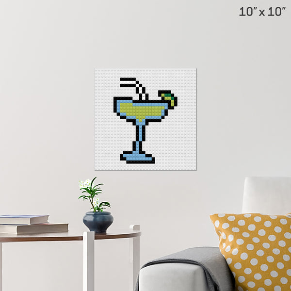 National Margarita Day Brick Poster