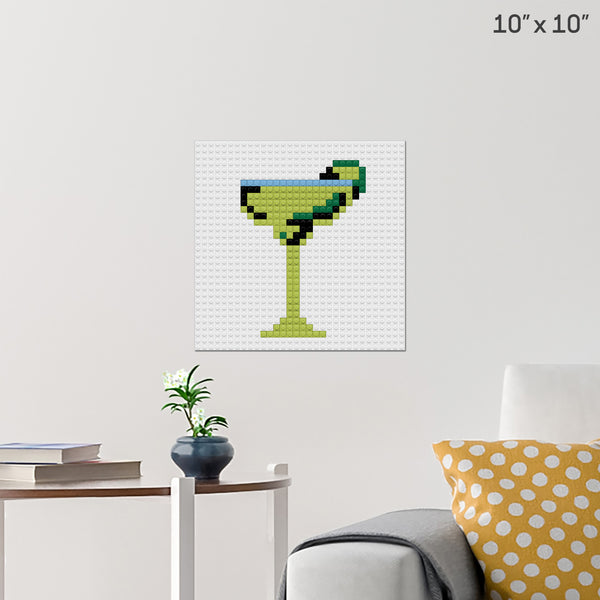 National Margarita Day Brick Poster