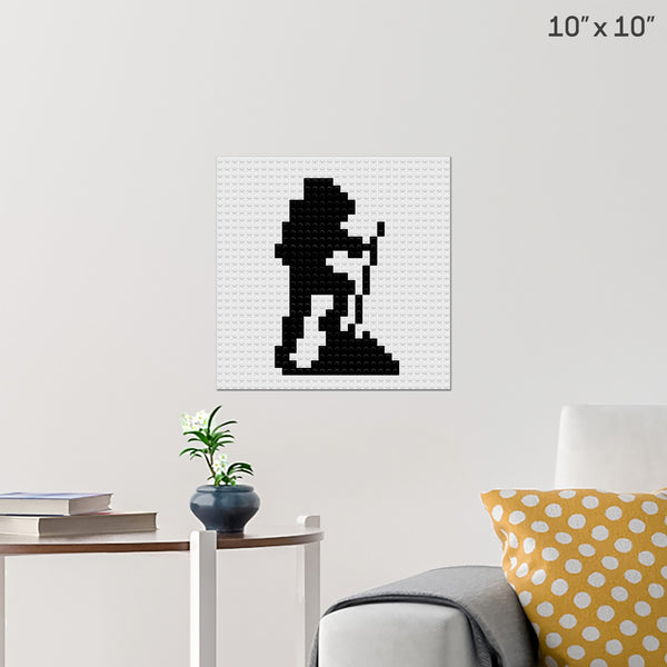 National Mountain Climbing Day Brick Poster