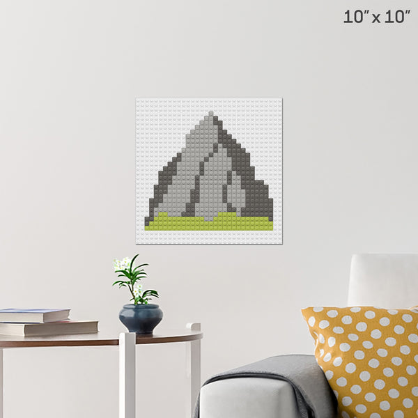 National Mountain Climbing Day Brick Poster
