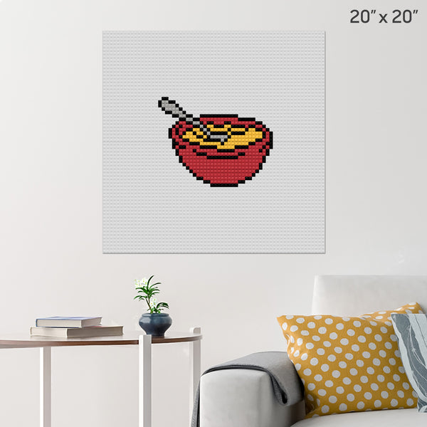 National Oatmeal Day Brick Poster
