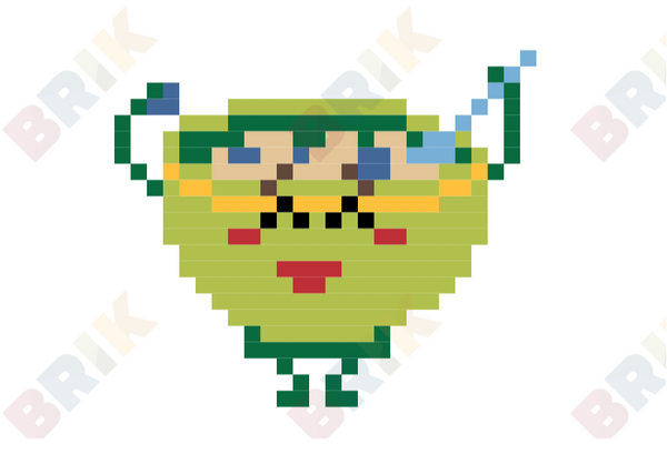 National Oatmeal Month Pixel Art