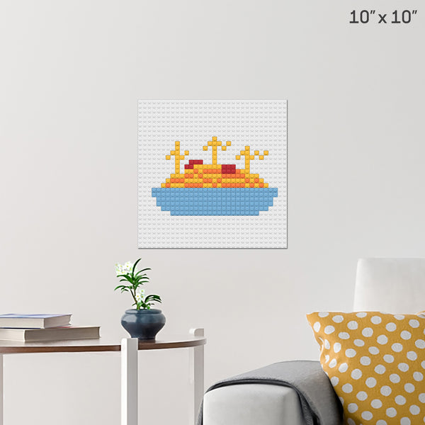 National Pasta Day Brick Poster