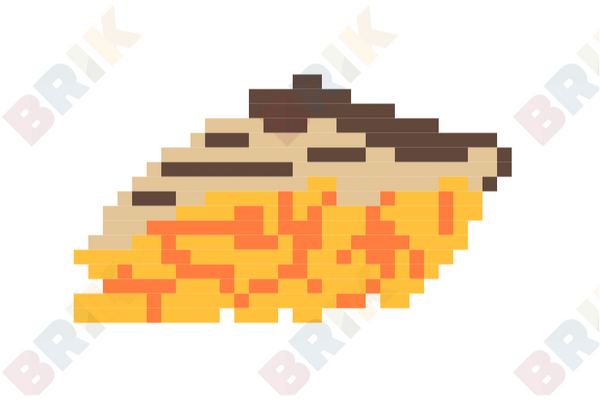 National Peach Cobbler Day Pixel Art