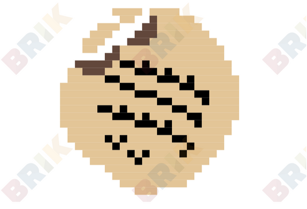 National Peanut Butter Cookie Day Pixel Art
