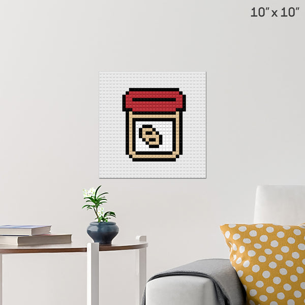 National Peanut Butter Lover's Day Brick Poster