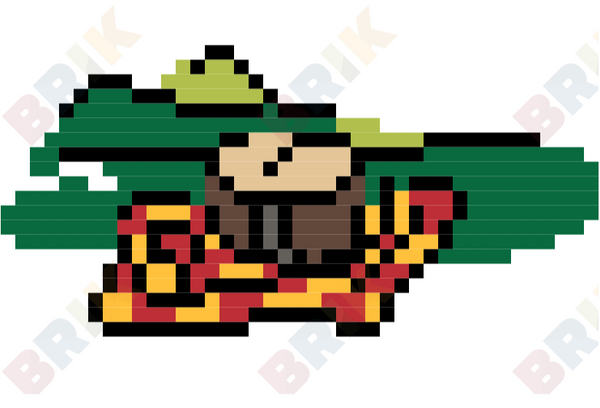 National Picnic Month Pixel Art