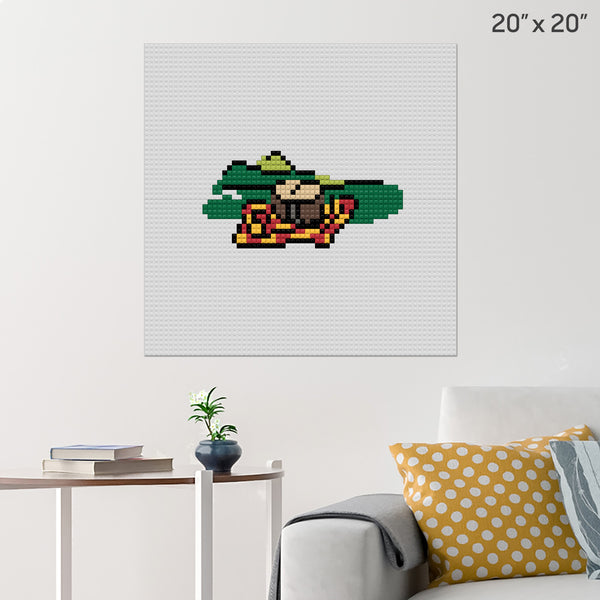 National Picnic Month Brick Poster