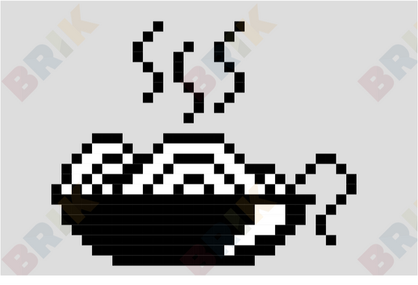 National Spaghetti Day Pixel Art