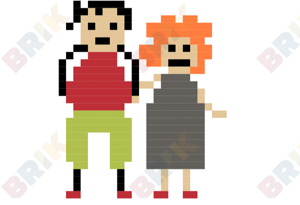 National Spouses Day Pixel Art