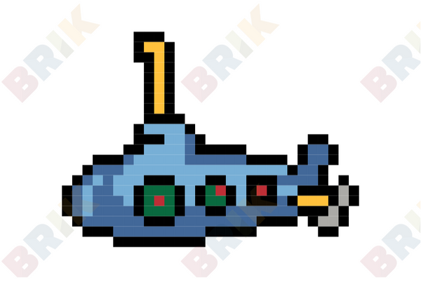 National Submarine Day Pixel Art