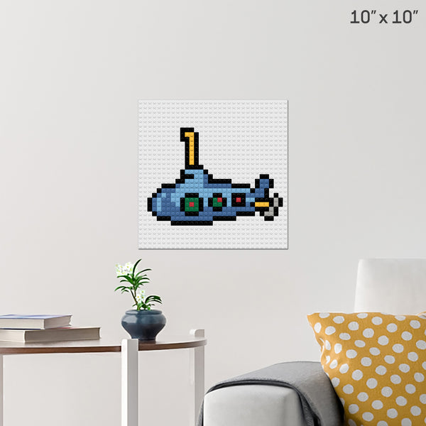 National Submarine Day Brick Poster