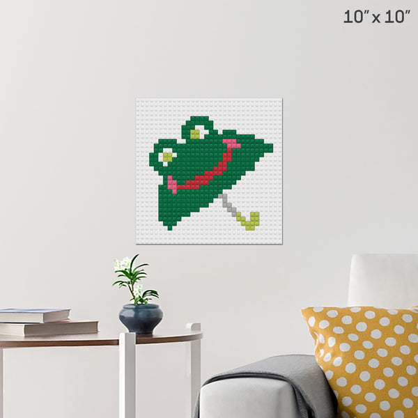 National Umbrella Day Brick Poster