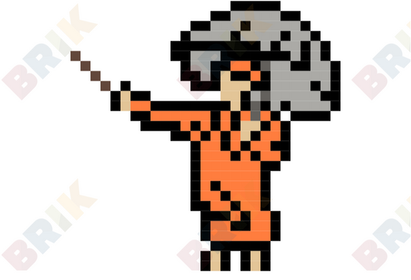 National Weatherman Day Pixel Art