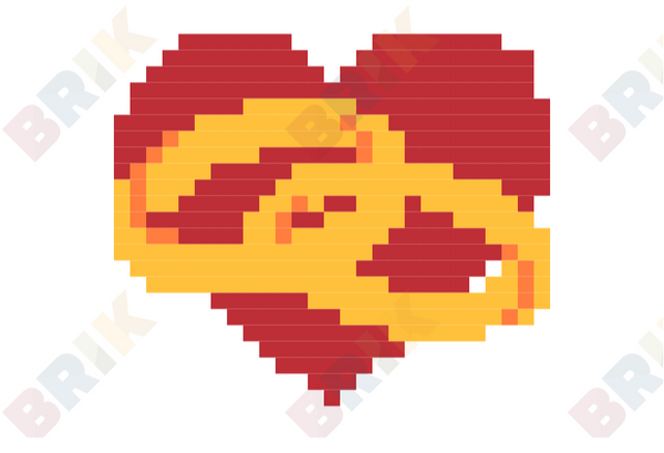 National Wedding Month Pixel Art