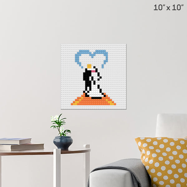 National Weddings Month Brick Poster