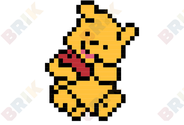 National Winnie the Pooh Day Pixel Art