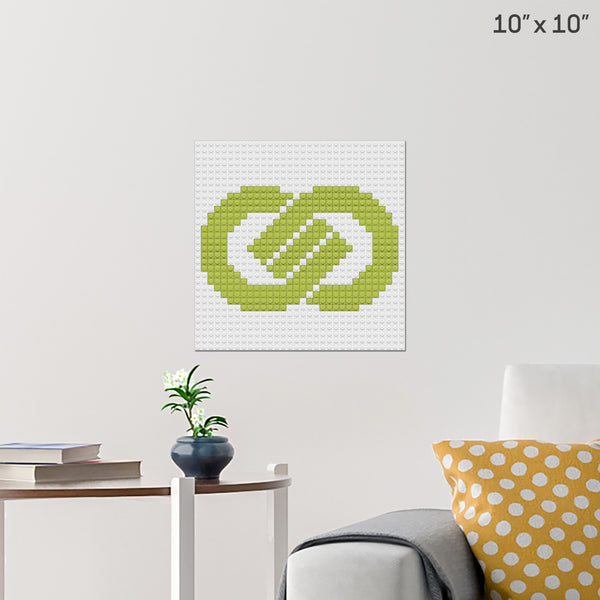 NCR Corporation Brick Poster