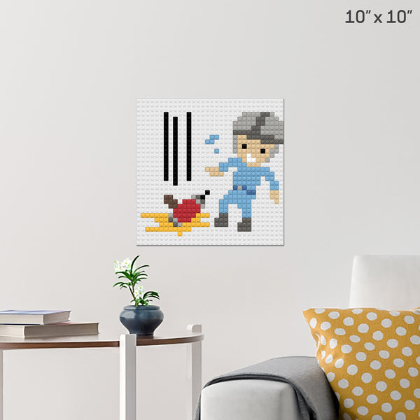 Near Miss Day Brick Poster