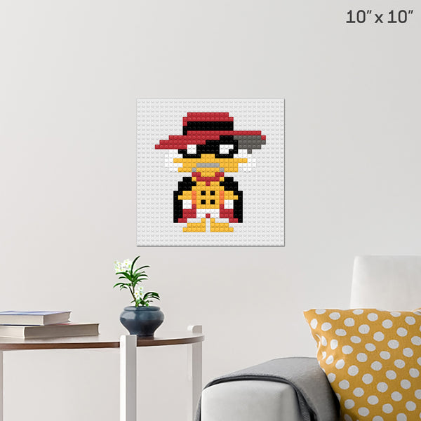 Negaduck Brick Poster