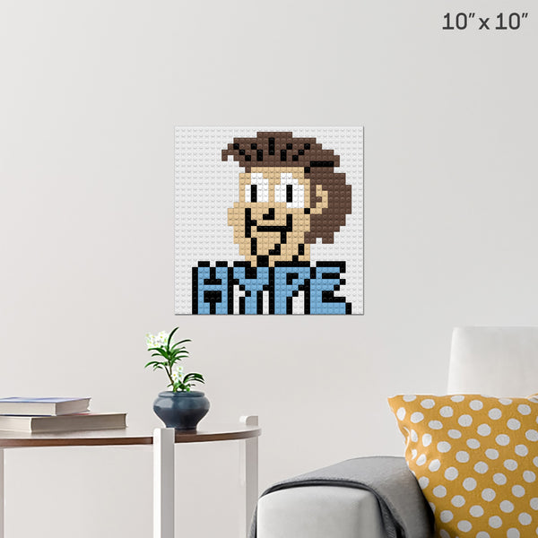 nescarHype Brick Poster