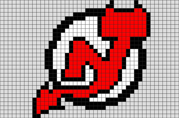 New Jersey Devils Pixel Art