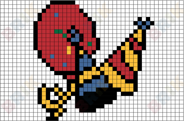 New Year Party Pixel Art