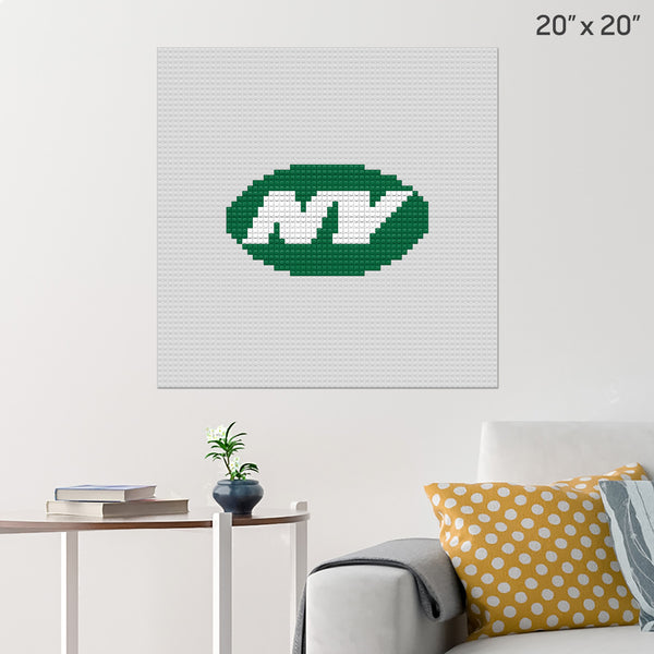 New York Jets Brick Poster