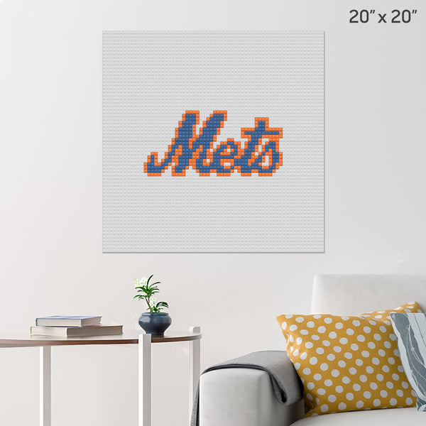 New York Mets Brick Poster