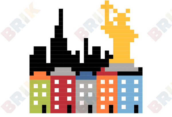 New York Pixel Art