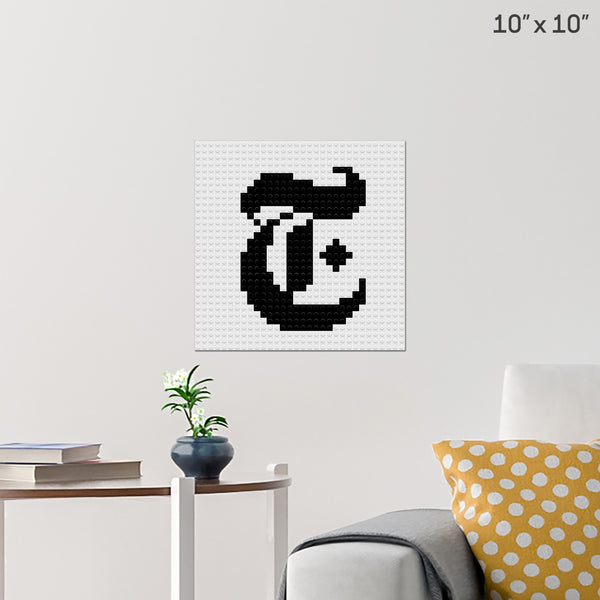 New York Times Brick Poster