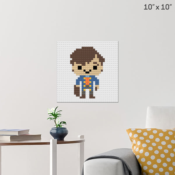 Newt Scamander Brick Poster