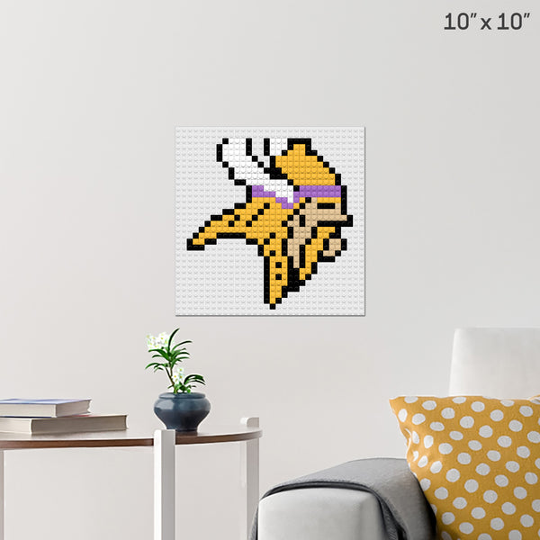 NFL Minnesota Vikings Brick Poster