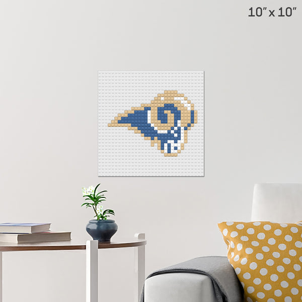NFL St Louis Rams Brick Poster