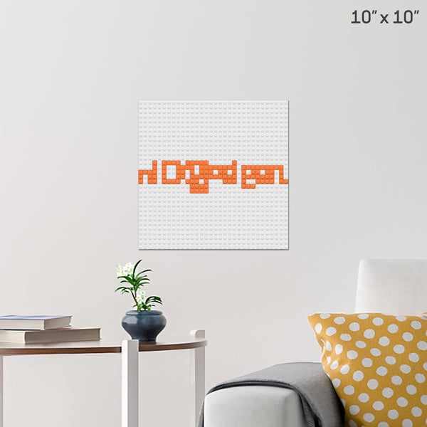 Nickelodeon Brick Poster