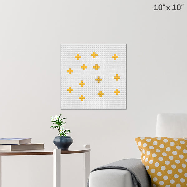 night sky Brick Poster