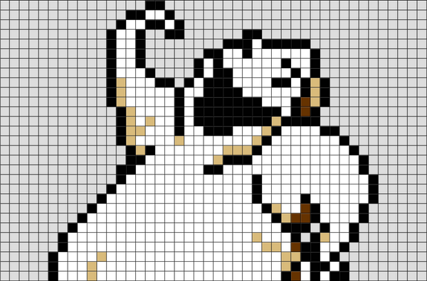 Nightmare Before Christmas Oogie Boogie Pixel Art