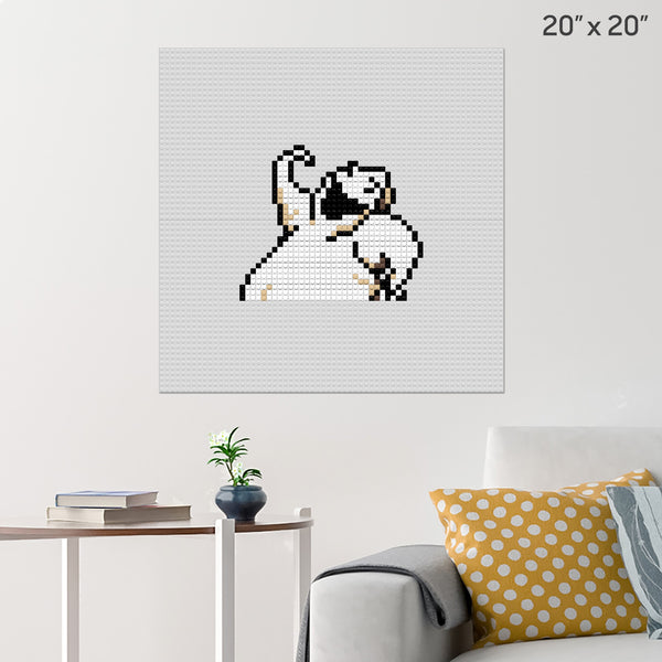 Nightmare Before Christmas Oogie Boogie Brick Poster