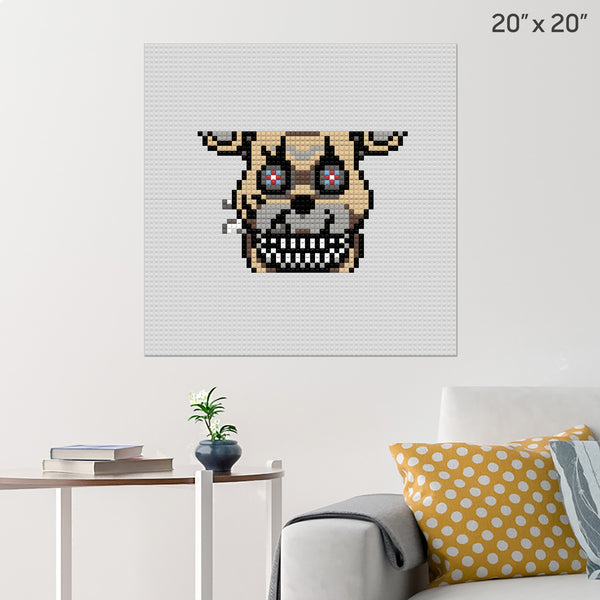 Nightmare Freddy Brick Poster