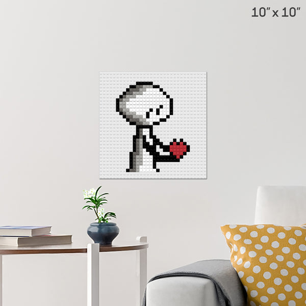 Nonnetta Heart Brick Poster