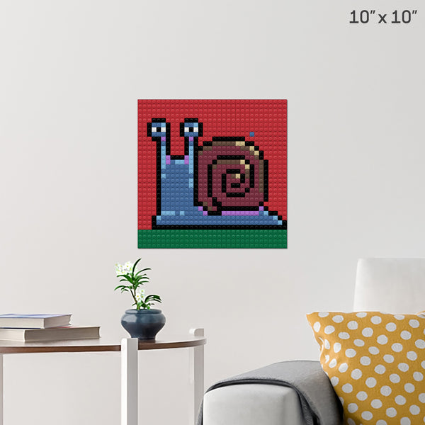 normal snail Brick Poster