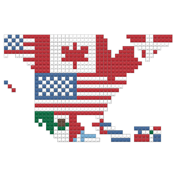 North America map