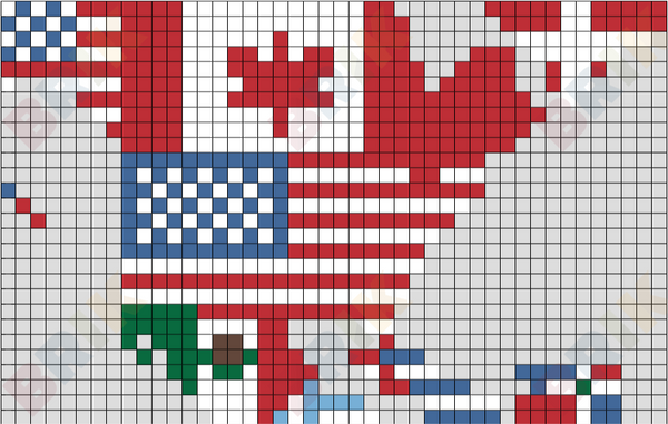 North America map