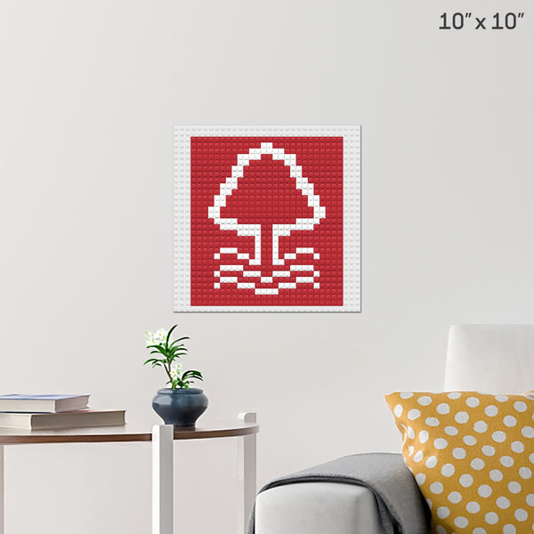 Nottingham Forest Brick Poster